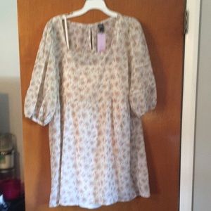 WILD FABLE Floral Babydoll Dress Size L NWT